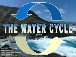 The Water Cycle -- 4th grade science. ppt
