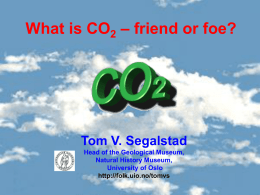 What is CO2 - friend or foe? - www.CO2web.info