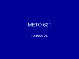 METO 621 - UMD | Atmospheric and Oceanic Science