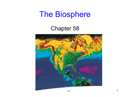 The Biosphere Chapter 58 - Florida International University