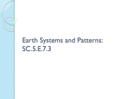 Earth Systems and Patterns (SC.5.E.7.3)