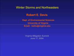 Winter Storms and Northeasters