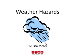 Weather Hazards PowerPoint