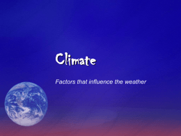 Climate - RamboStudentPage