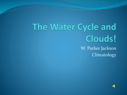 Water Cycle and Clouds 2