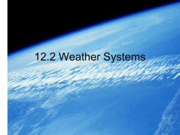 12.2 Weather Systems