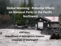 Global Warming - Atmospheric Sciences
