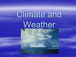 Climate and Weather - Chadwick School | Haiku Learning