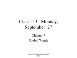 Class #14: Monday, February 11