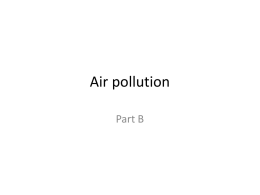 Air pollution - Duluth High School