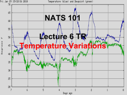 Temperature Variations