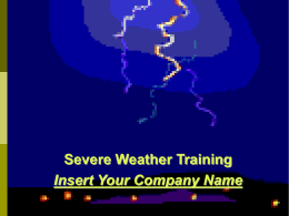 Severe Weather Training - Mine Rescue Association