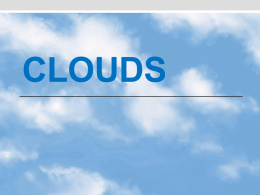 Clouds Notes