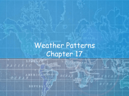 Weather Patterns Chapter 17