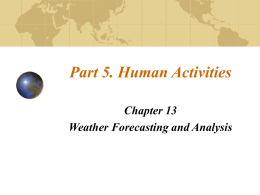 PowerPoint Presentation - Understanding Weather and Climate Ch 13