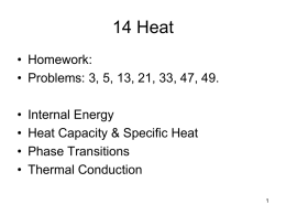 Ch.14 Heat