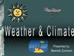 Unit 6: Weather & Climate