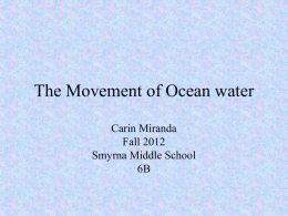 Chapter 5 Ocean Waves - Smyrna Middle School