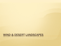 Wind & Desert Landscapes
