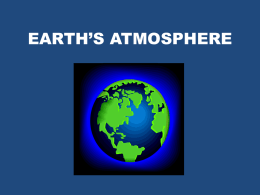 earth`s atmosphere - Ashland Independent Schools