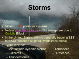Storms PowerPoint