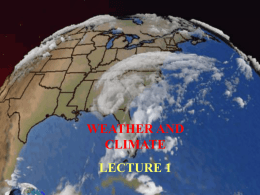 Weather & Climate: Introduction