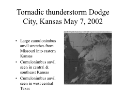 PowerPoint Presentation - Tornadic thunderstorm Dodge City