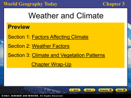 World Geography Today Chapter 3