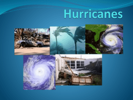 Hurricanes - Teacher Notes