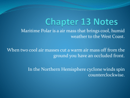 Chapter 13 Notes
