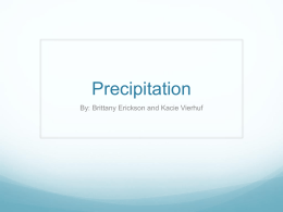 Precipitation - WordPress.com