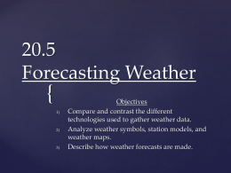 20.5 Forecasting Weather - Mrs. Plough`s Classroom