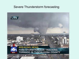 Severe Thunderstorm and tornado forecasting PowerPoint