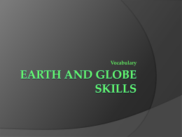 D1 Globe and Earth Skills PowerPoint