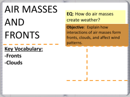 Air Masses and Fronts 2x