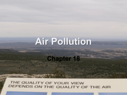 What Are the Major Outdoor Air Pollutants? (2)
