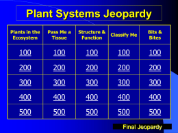 Unit 4 - PowerPoint Jeopardy