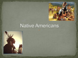 Native Americans - Spring Branch ISD