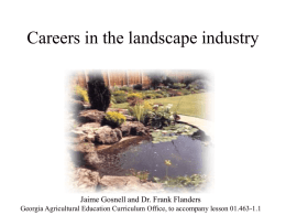 Careers in Landscape Design