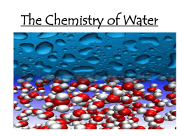 The Chemistry of Water - Hatboro