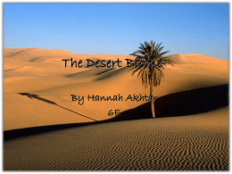 The Desert Biome - 16hja