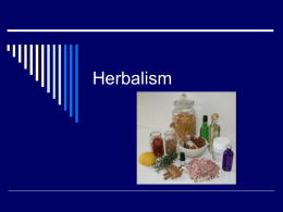 Herbalism - Bellarmine University
