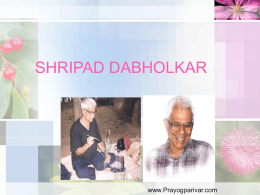shripad dabholkar - Xavier Institute of Management