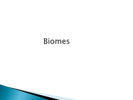 Biomes - TeacherWeb