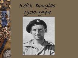 Keith Douglas - Desert Flowers