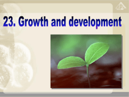 23.4 Growth and development in plants
