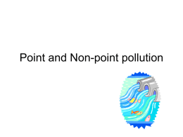 Point and Non-point pollution