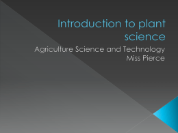 Introduction to plant science