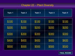 Bio C22 Jeopardy Review B