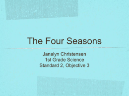 The Four Seasons - Learning Is Fun